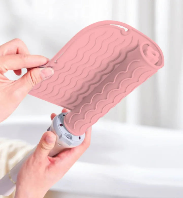 Tapete de silicona para planchas y rizadores